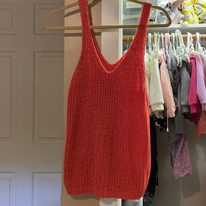 Knit tank top